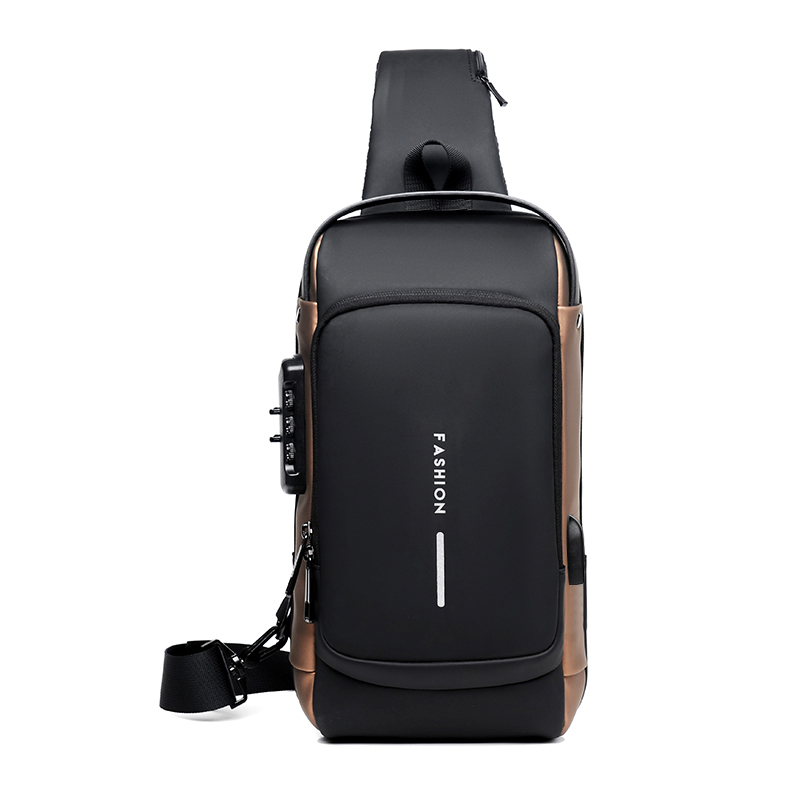 Travel Accessories Men - 男性用多機能盗難防止USBショルダーバッグ、メンズクロスボディ、トラベルスリングチェストバッグ、メッセンジャーバッグ