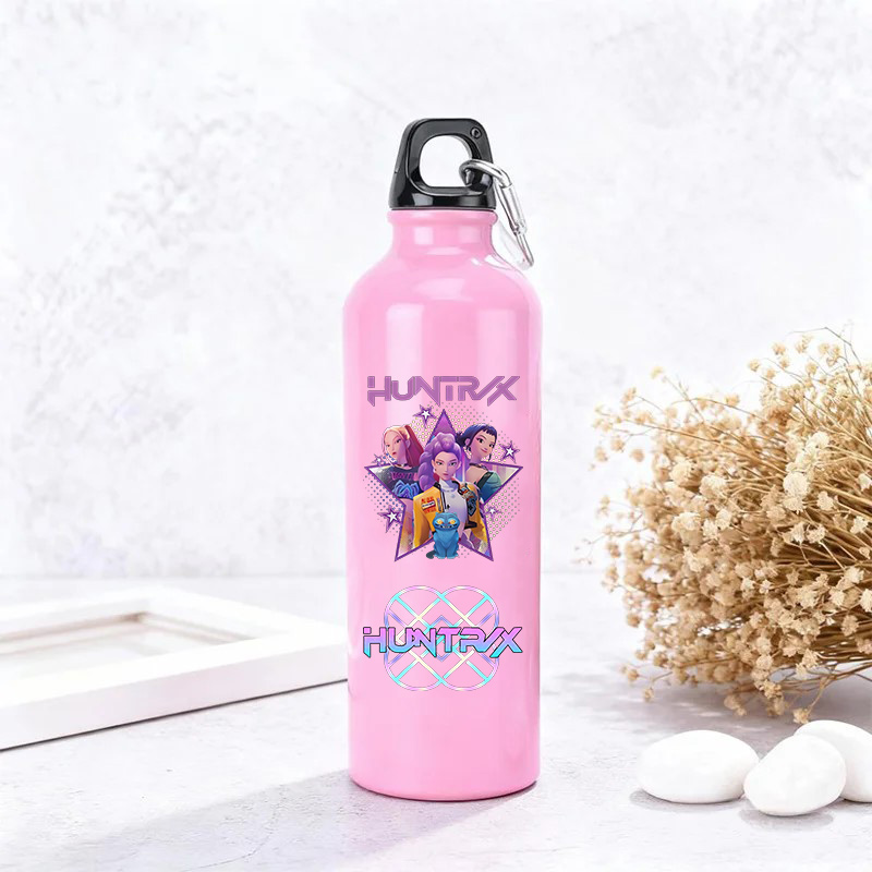 Travel Accessories Bottles - アニメフィギュアアルミ製ウォーターボトルアウトドアバイクスポーツドリンクボトル漏れ防止ウォーターケトル旅行ランニングキャンプカップ用