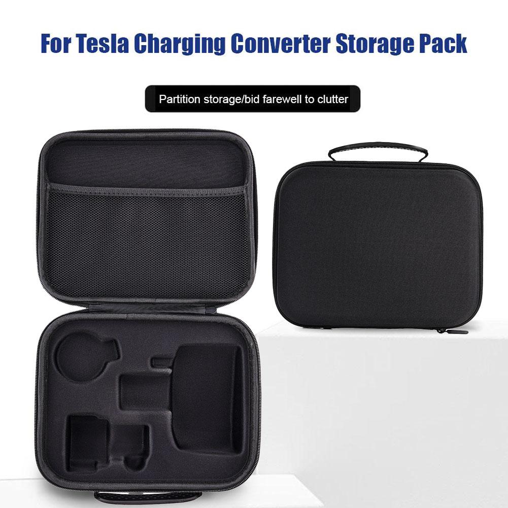 Travel Accessories Kit - テスラ CCS1 J1772 充電器収納袋充電器アダプターオーガナイザーボックストラベルケース電気自動車充電用自動車アクセサリー