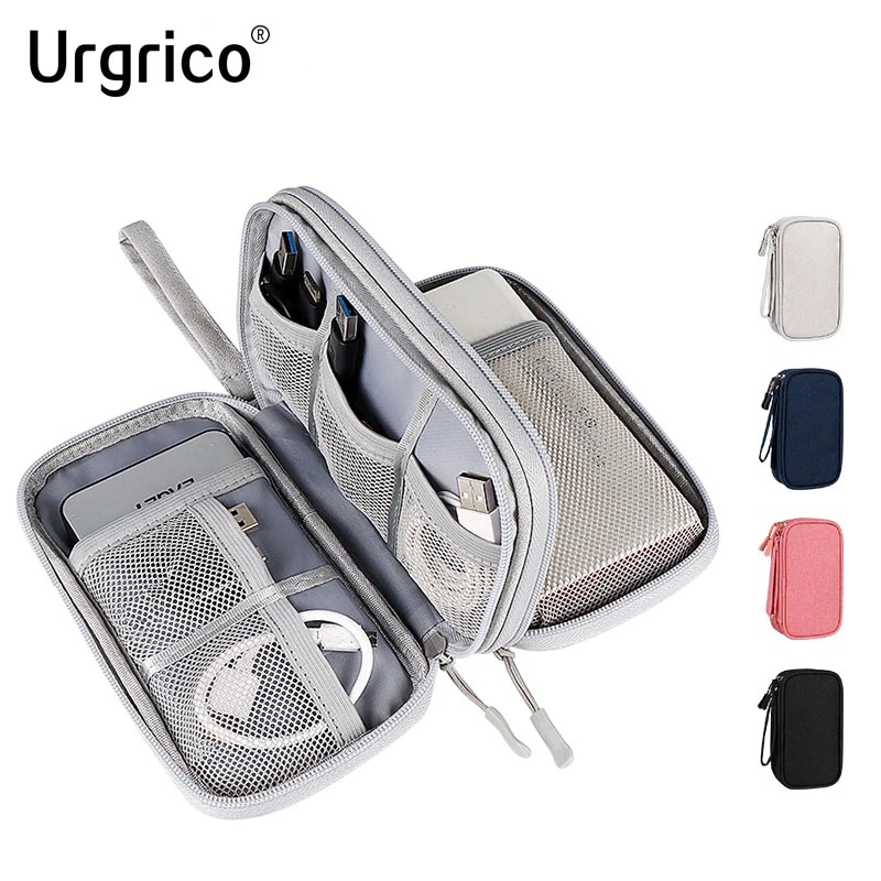 Travel Accessories Organizer Case - 多機能メイクアップバッグケーブルイヤホンアクセサリー収納バッグ防水ポータブルケース収納バッグトラベルオーガナイザーバッグ