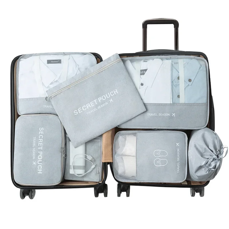 Travel Accessories Bag - 旅行用衣類収納バッグファッション防水衣類仕分けオーガナイザー折りたたみジッパーバンドル口荷物アクセサリー製品
