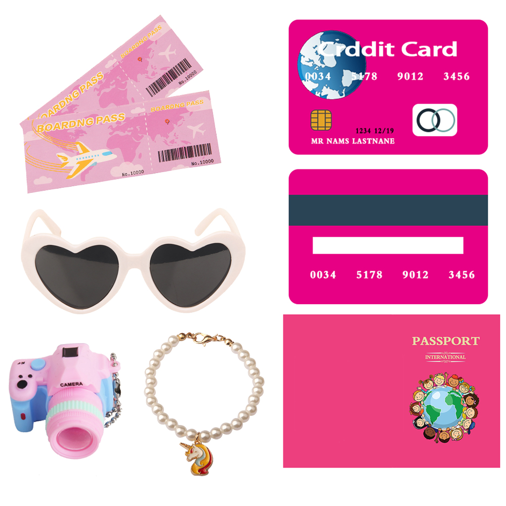 パック = 20個アメリカ18インチの女の子の人形アクセサリ - Travel.Accessories News のレビューと価格