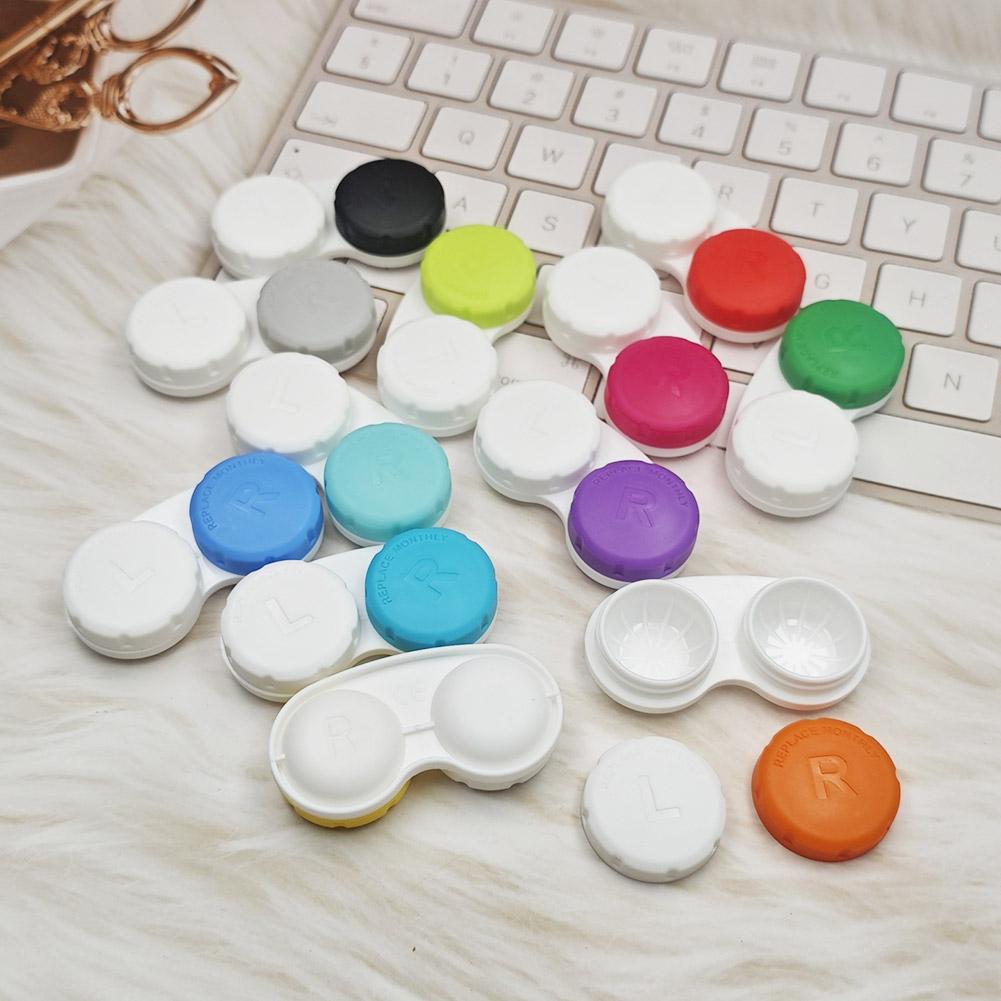 12 個カラーメガネ化粧品コンタクトレンズボックスコンタクト - Travel Video Accessories のレビューと価格