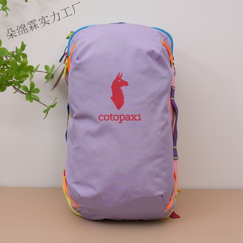 防水カラーブロックバックパック男性女性大容量旅行バッグアウト - Travel Accessories Men のレビューと価格