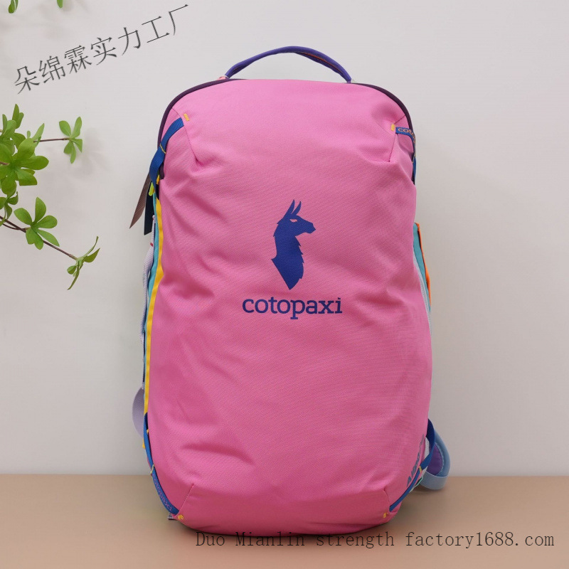 防水カラーブロックバックパック男性女性大容量旅行バッグアウト - Travel Accessories Men のレビューと価格