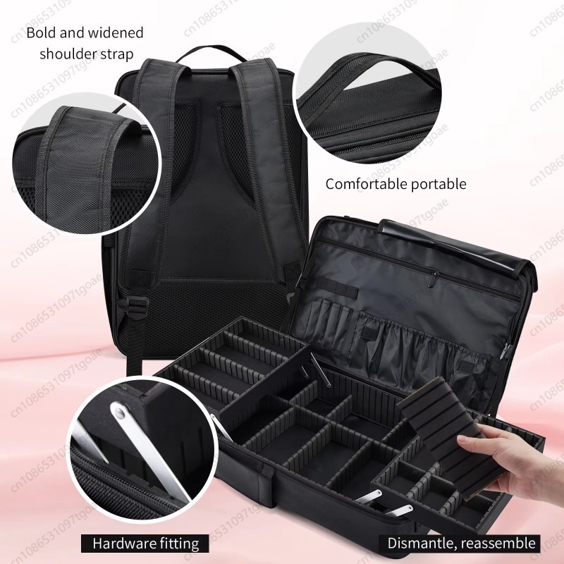 多ポケットヘアスタイリングツール収納バッグ ポータブル美容院 - Travel Accessories Organizer Case のレビューと価格
