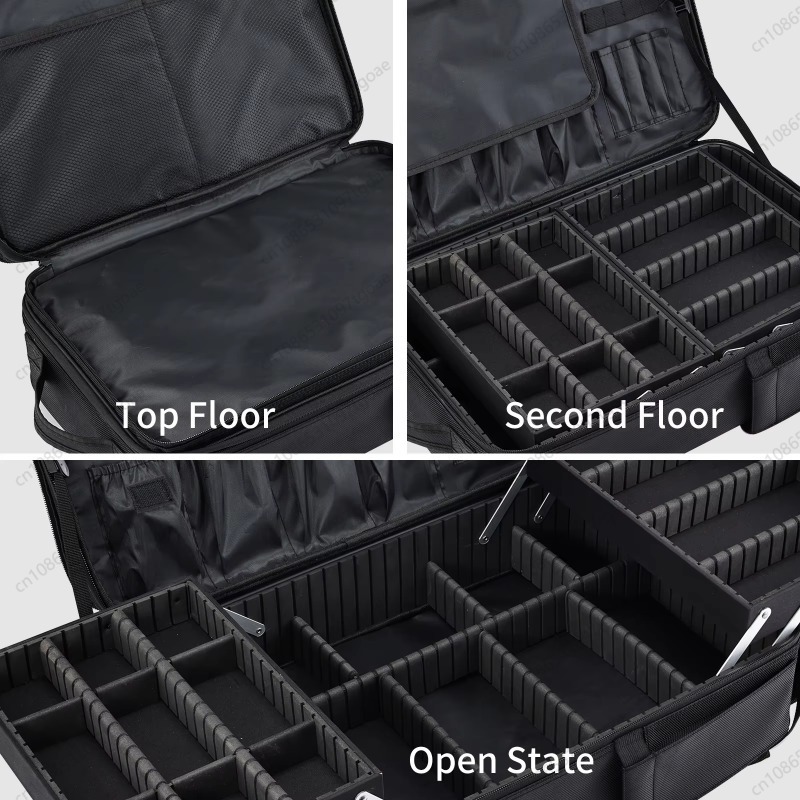 多ポケットヘアスタイリングツール収納バッグ ポータブル美容院 - Travel Accessories Organizer Case のレビューと価格