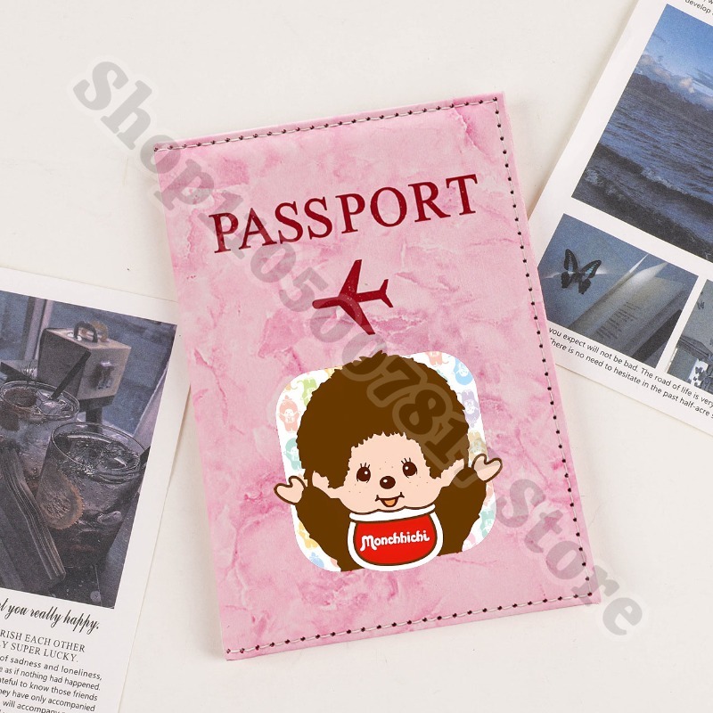 大人子供漫画かわいいパスポートカバーケース旅行用アニメモンチ - Travel Accessories Kids のレビューと価格