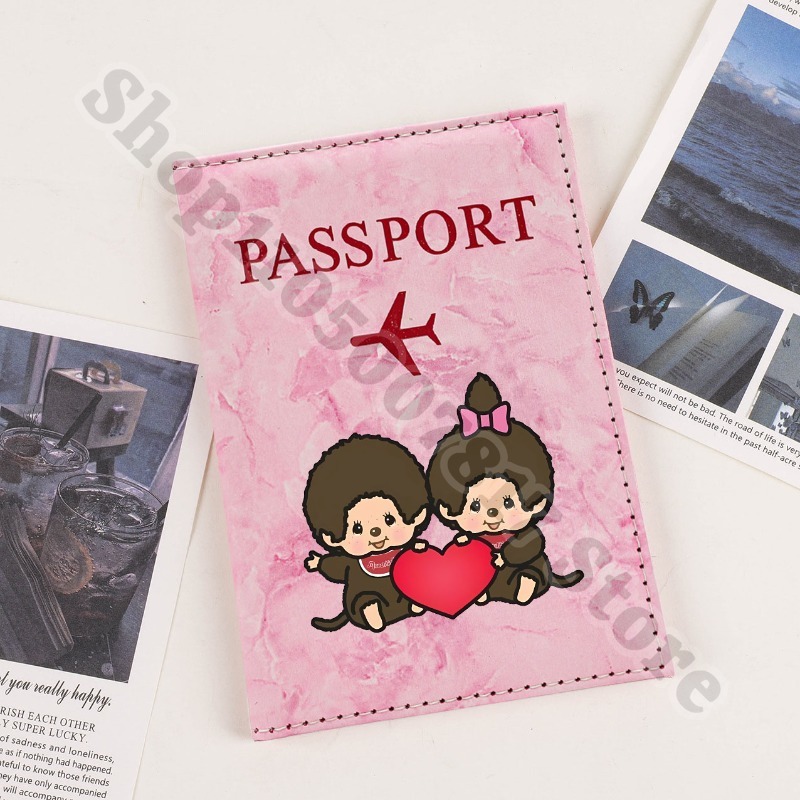 大人子供漫画かわいいパスポートカバーケース旅行用アニメモンチ - Travel Accessories Kids のレビューと価格