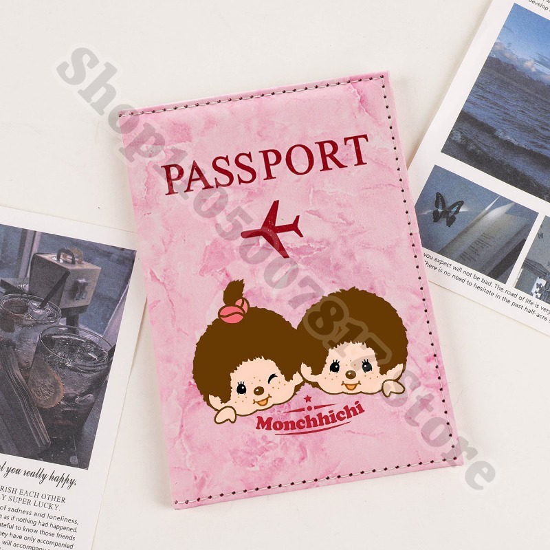 大人子供漫画かわいいパスポートカバーケース旅行用アニメモンチ - Travel Accessories Kids のレビューと価格