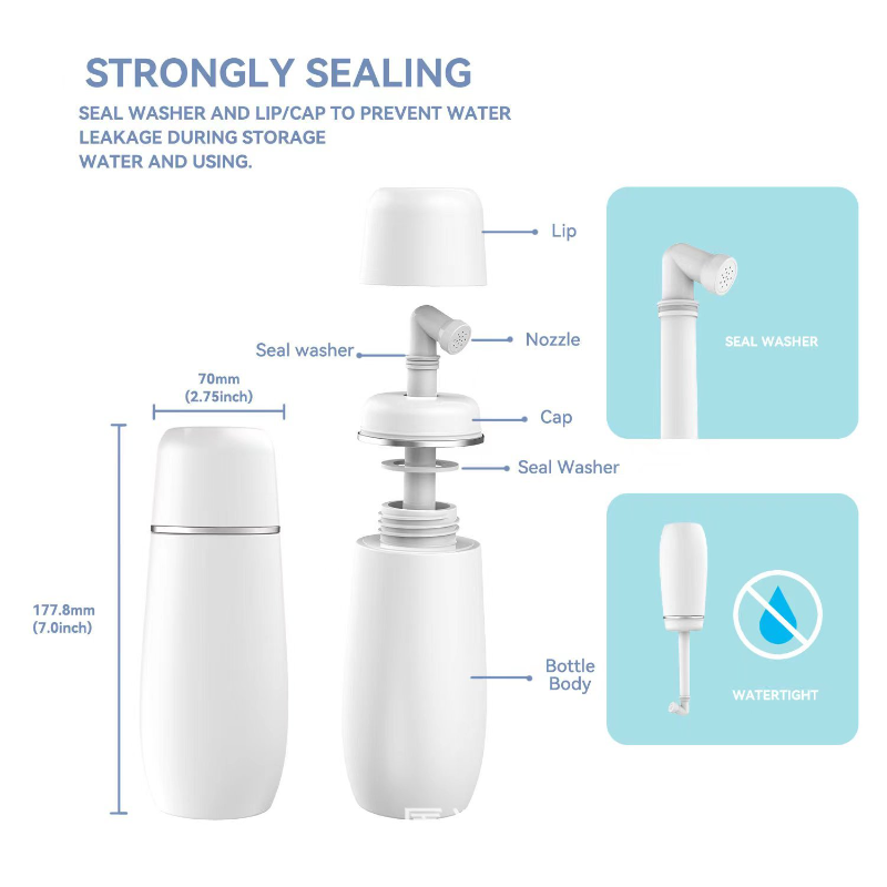 ポータブルビデ旅行に優しいハンドヘルドパーソナルペリボトル  - Travel Accessories Bottles のレビューと価格
