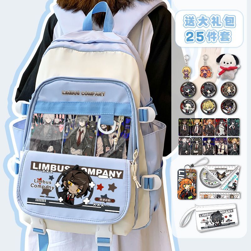 リムバスカンパニーアニメ到着ファッション大容量ガールズボーイ - Travel Accessories Bag のレビューと価格