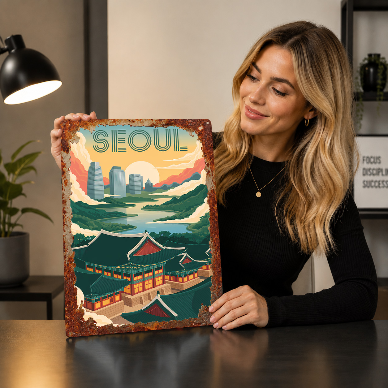 ソウル旅行アートメタルポスター、ファンや愛好家への完璧な贈り - Travel Accessories For Europe のレビューと価格