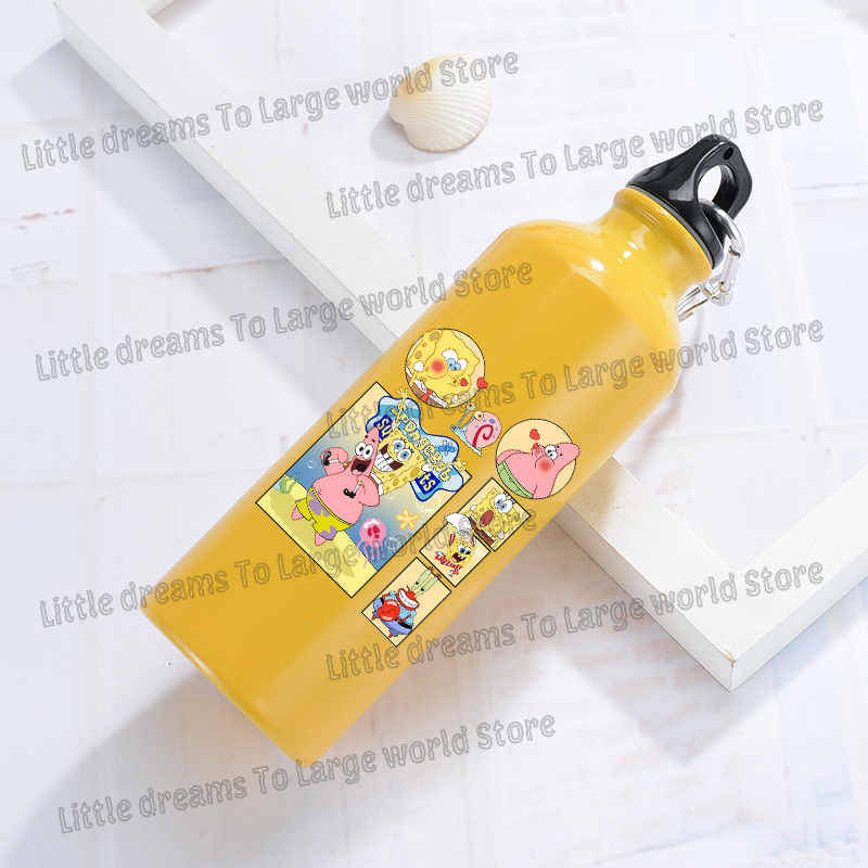 スポンジボブ アルミ製ウォーターボトル アウトドアバイクスポ - Travel Accessories Bottles のレビューと価格