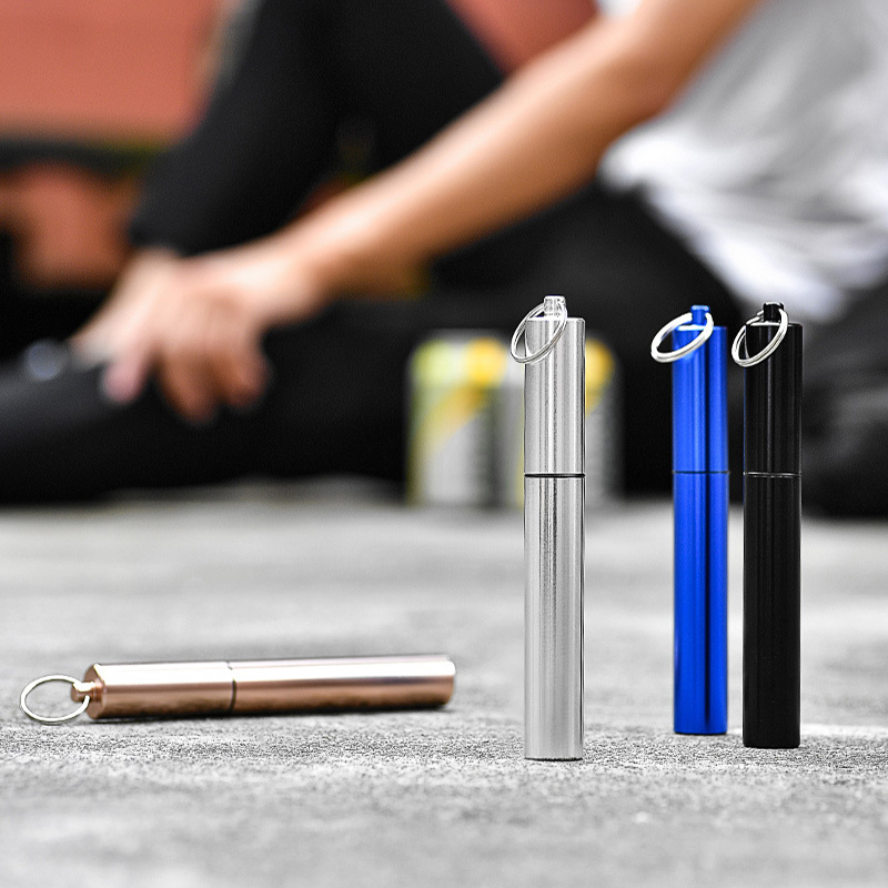 伸縮性のあるステンレス鋼のストロー,ポータブル,旅行,金属, - Travel Accessories For Europe のレビューと価格