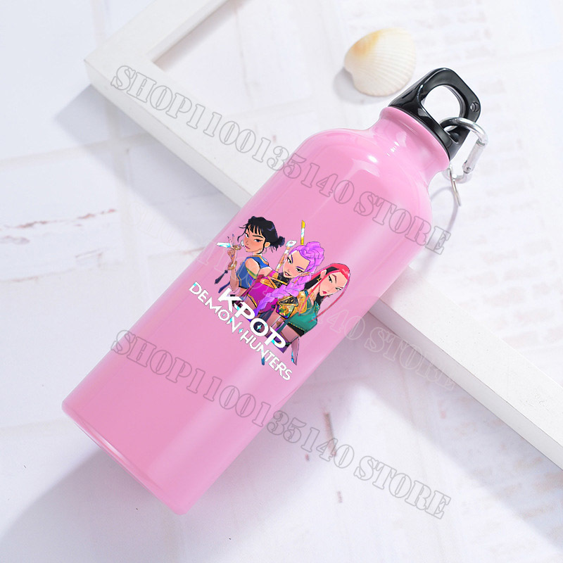 アニメフィギュアアルミ製ウォーターボトルアウトドアバイクスポ - Travel Accessories Bottles のレビューと価格