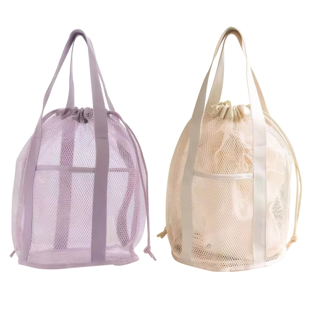 旅行用トイレタリーバッグ メッシュ中空折りたたみ式超軽量ハン - Travel Accessories Bag のレビューと価格