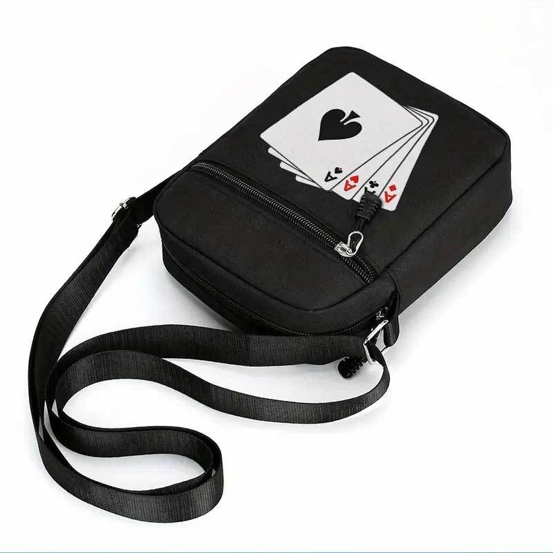 スペードのエース ポーカー キャンバス ショルダーバッグ ク - Travel Accessories Bag のレビューと価格