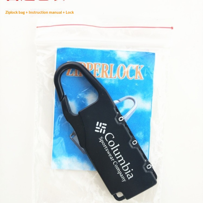 1 個亜鉛合金パスワードロック盗難防止ミニ南京錠荷物バッグ写 - Travel Video Accessories のレビューと価格