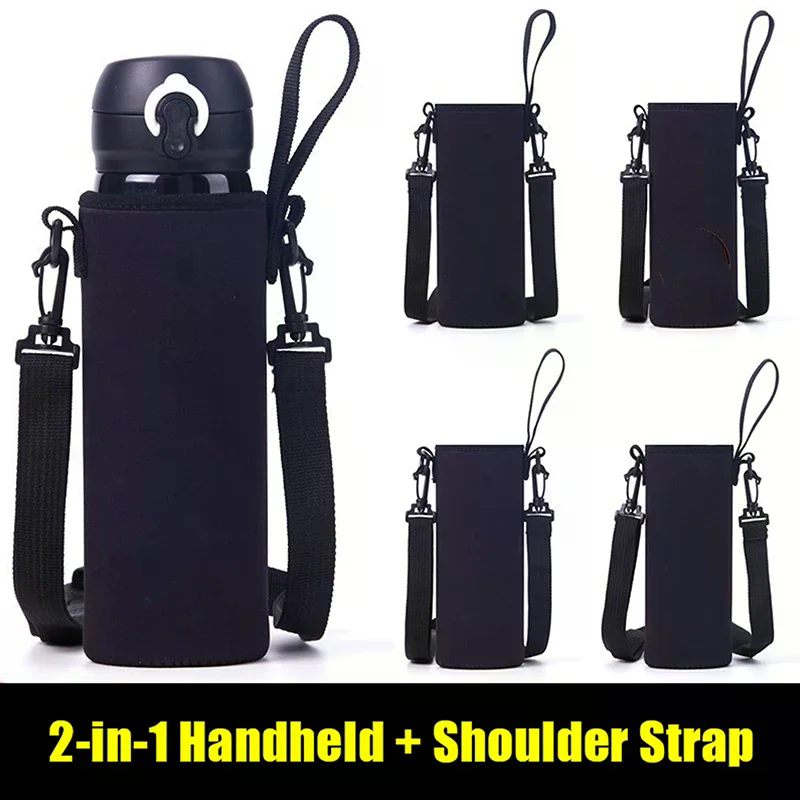 2 in 1 ポータブルウォーターボトルバッグ アウトドアカ - Travel Accessories Bottles のレビューと価格