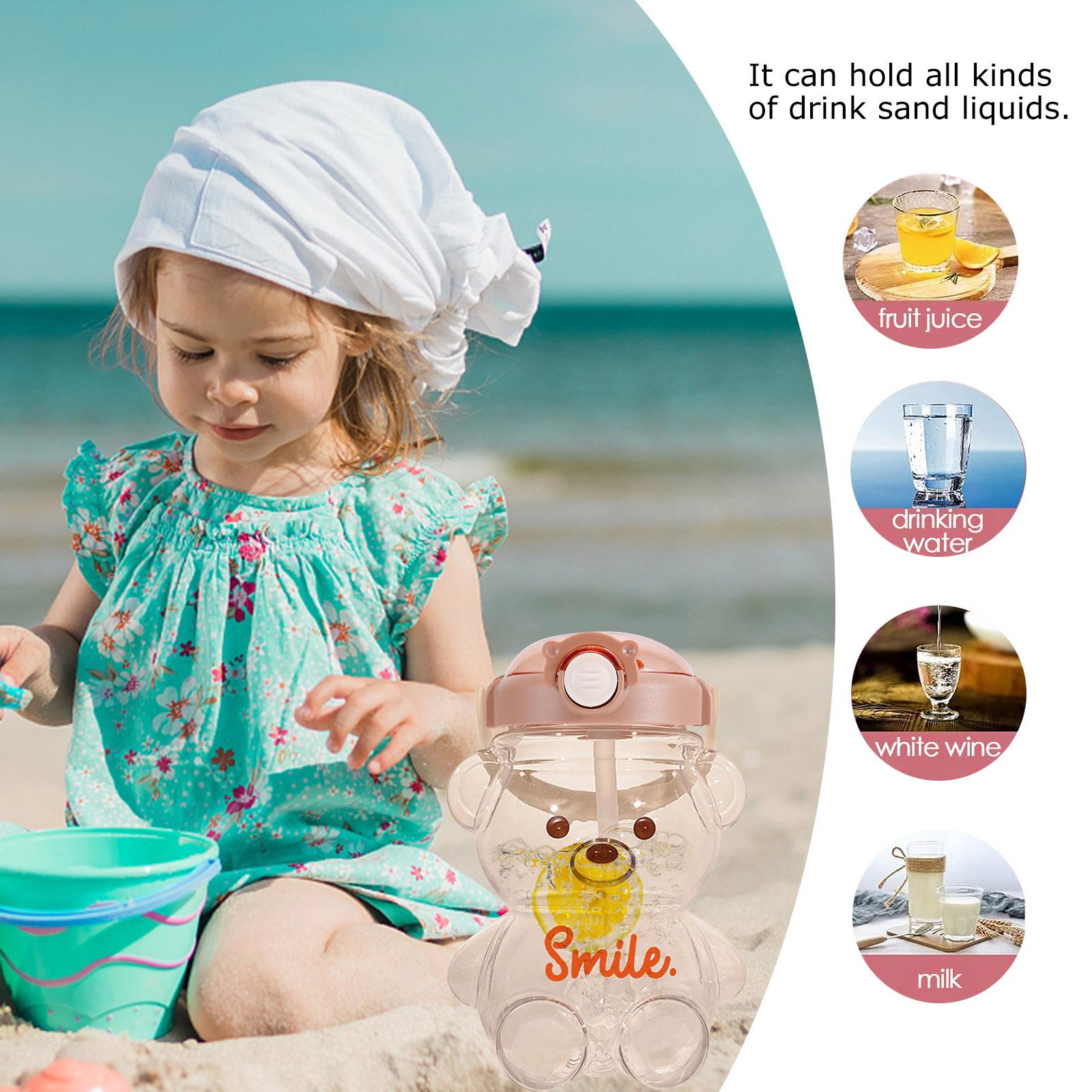 大容量ストローカップ 高価値 ベルト付き 防水漏れ防止シール - Travel Accessories For 4 Year Old のレビューと価格