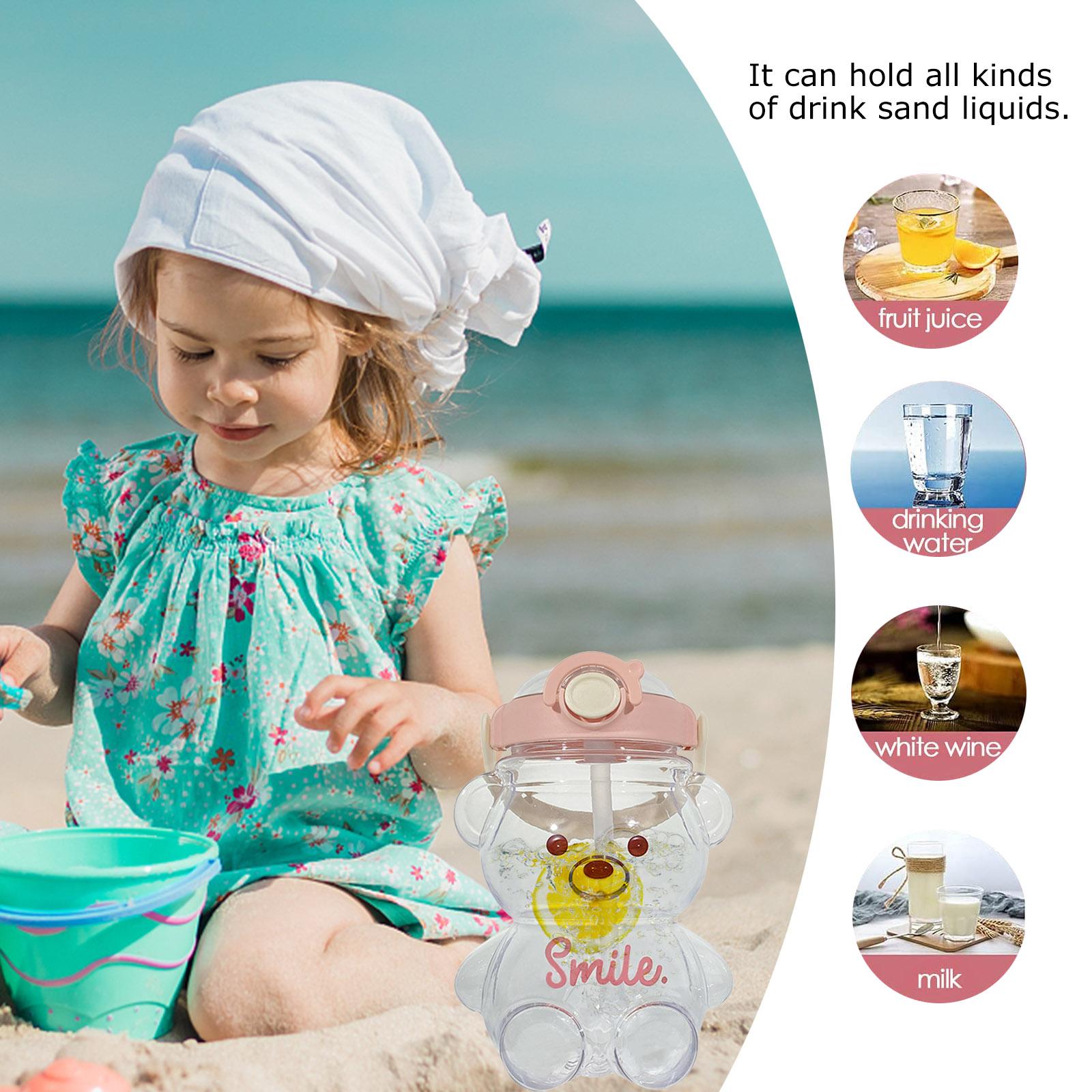 大容量ストローカップ 高価値 ベルト付き 防水漏れ防止シール - Travel Accessories For 4 Year Old のレビューと価格