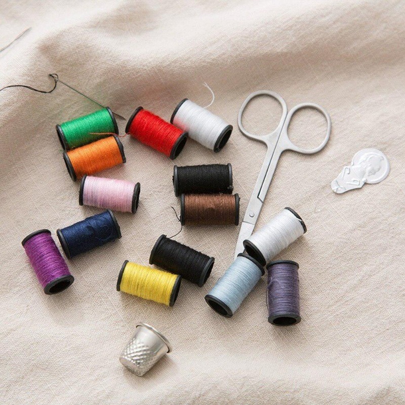 旅行や家庭用のポータブルソーイングキット,ミニソーイングボッ - Travel Accessories Kit For Women のレビューと価格