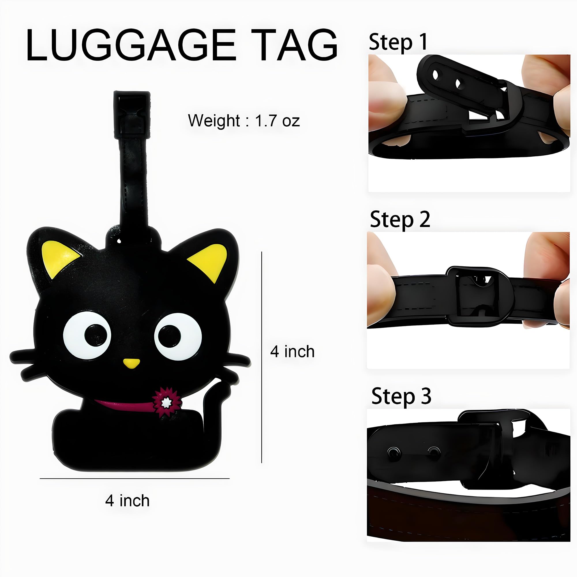 かわいい動物の荷物タグ旅行猫犬うんち恐竜スーツケースIDアド - Travel Accessories Kids のレビューと価格