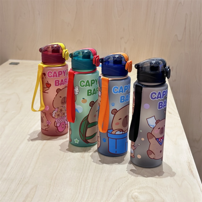 750 ミリリットルかわいい漫画カピバラ水ボトル漏れ防止プラ - Travel Accessories Bottles のレビューと価格