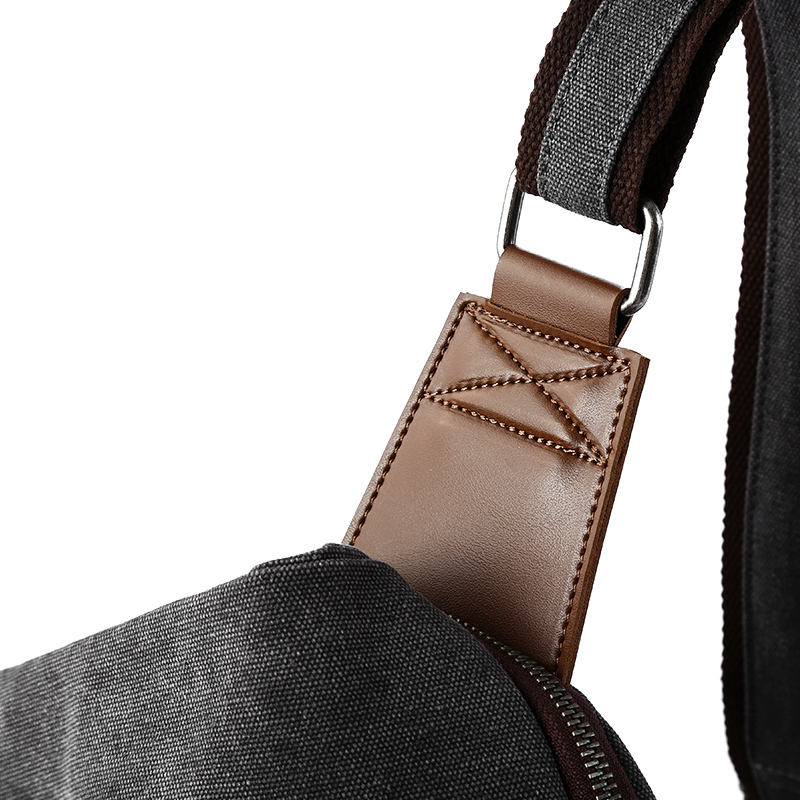 MTE ELAN 大容量レトロキャンバススリングバッグ男性革 - Travel Accessories Men のレビューと価格