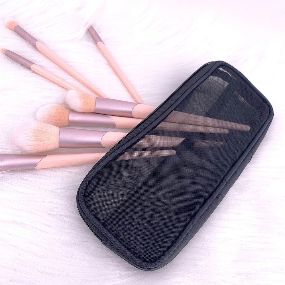 メッシュメイクブラシバッグ レディース ビューティーツール  - Travel Accessories Kit For Women のレビューと価格