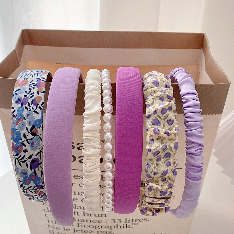 5/7 個セットファッション女性布ヘアバンド頭飾りヘッドバン - Travel Accessories Kit のレビューと価格