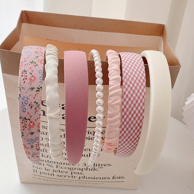 5/7 個セットファッション女性布ヘアバンド頭飾りヘッドバン - Travel Accessories Kit のレビューと価格