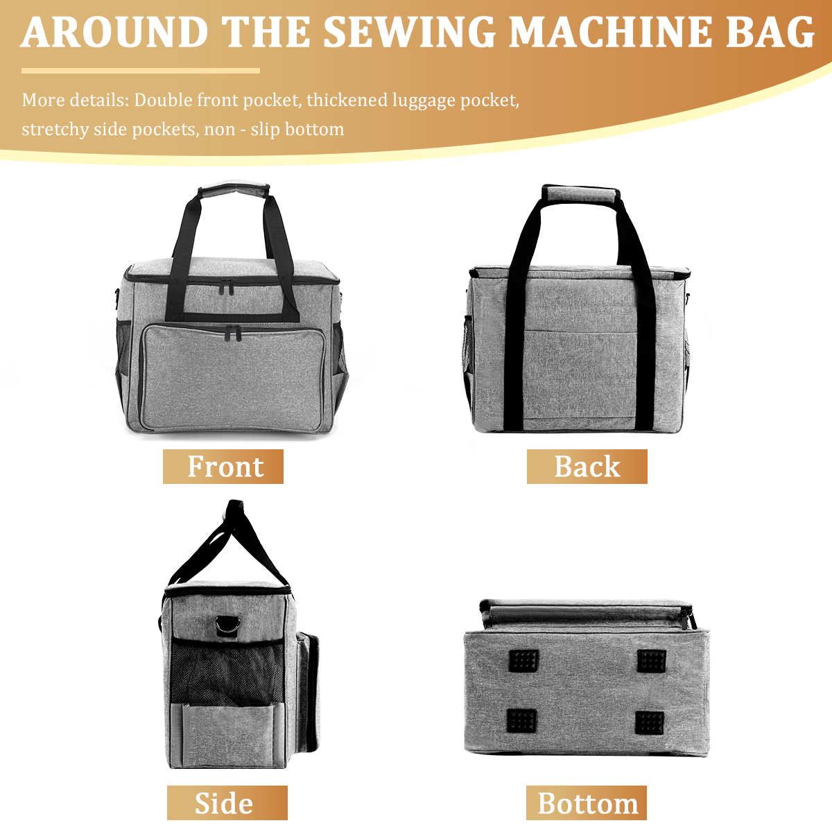 KOKNIT ミシンキャリングケース 収納バッグ 大容量 ミ - Travel Accessories Organizer Case のレビューと価格