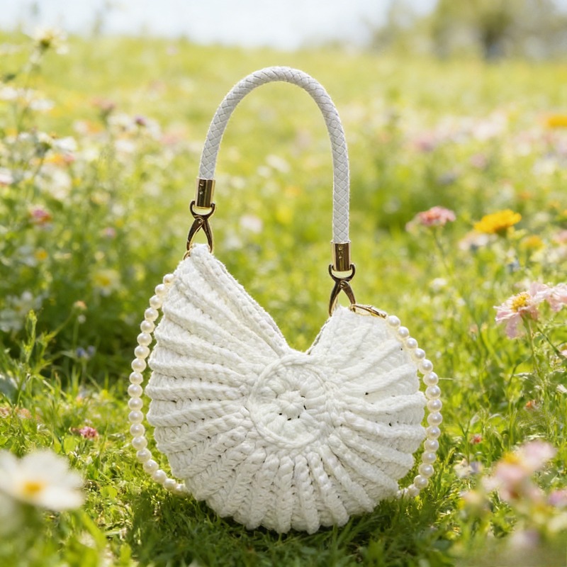 シェルハンドバッグ、大容量ボヘミアンスタイル、ビーチ旅行に最 - Travel Accessories Bag のレビューと価格