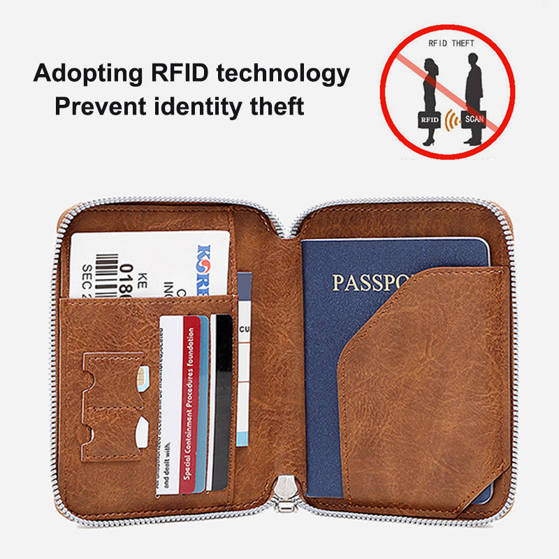 新しい旅行パスポート財布男性と女性のカードホルダー多機能飛行 - Travel.Accessories News のレビューと価格