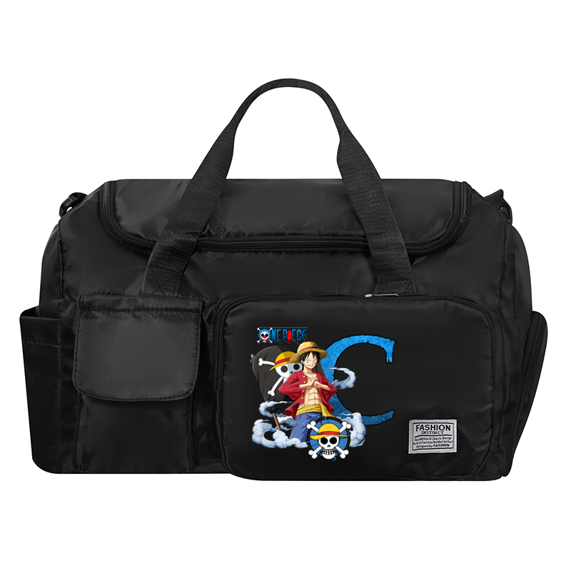 ワンピース男性女性旅行バッグアニメ A-Z 文字プリント防水 - Travel Accessories Men のレビューと価格