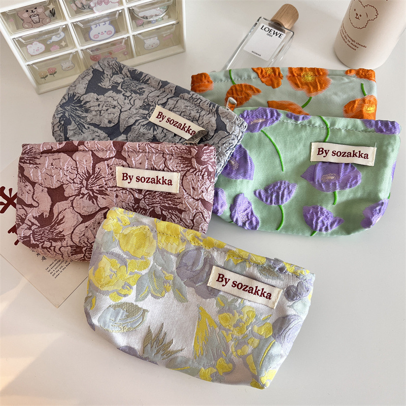 フランスのエンボス加工の女性のための素敵な化粧品収納バッグ, - Travel Accessories Kit For Women のレビューと価格