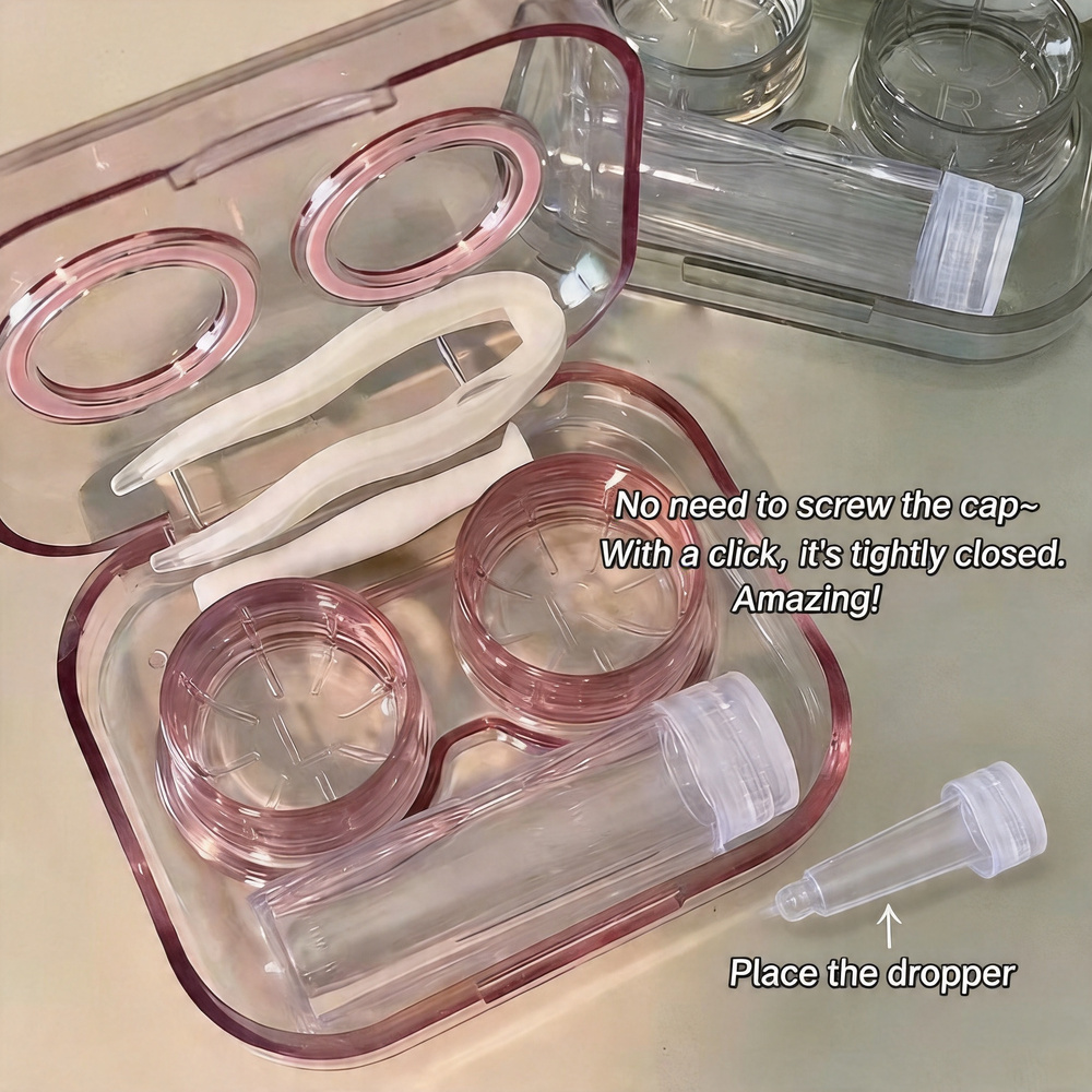 KLASSNUM かわいいコンタクトレンズケース トラベルア - Travel Accessories Kit For Women のレビューと価格