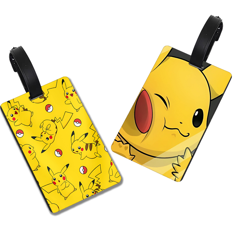 ポケモン漫画荷物タグかわいいプライバシー保護手荷物タグピカチ - Travel Accessories Men のレビューと価格