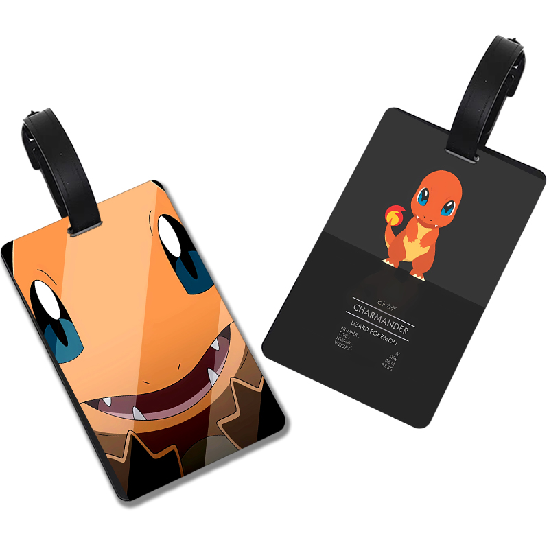 ポケモン漫画荷物タグかわいいプライバシー保護手荷物タグピカチ - Travel Accessories Men のレビューと価格