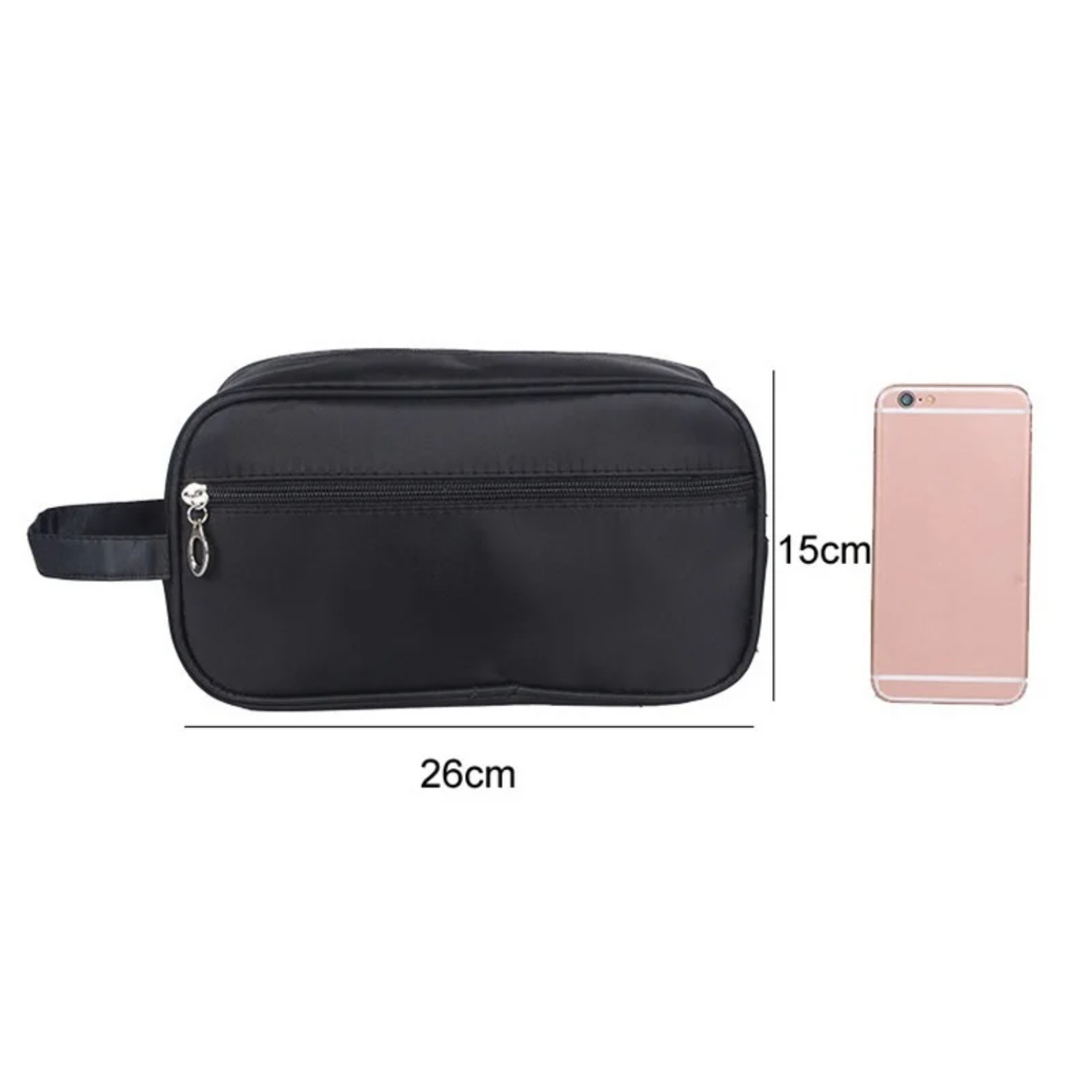 男性旅行化粧ジッパー化粧品ケースメイクバスオーガナイザーポー - Travel Accessories Kit For Women のレビューと価格