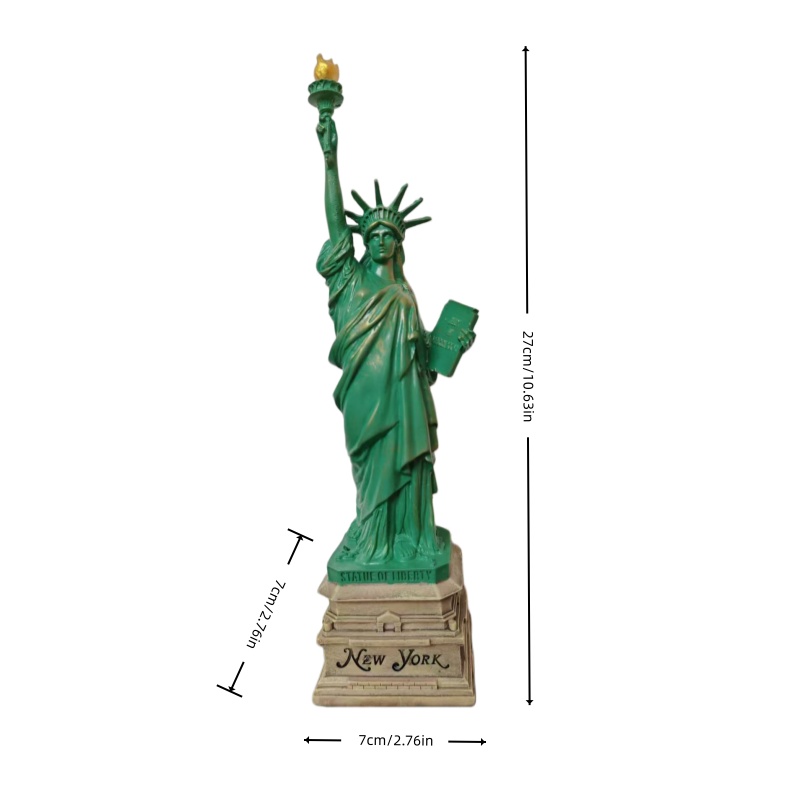 自由の女神像 樹脂製像 デスクアクセサリー 収集品 旅行土産 - Travel Accessories For Europe のレビューと価格