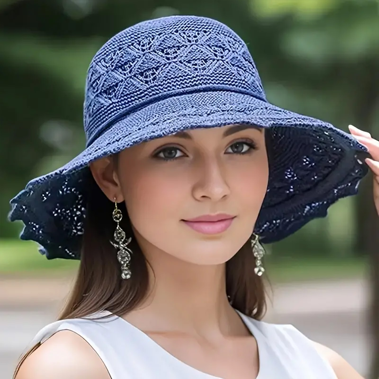スタイリッシュなサンバイザー夏のビーチ帽子女性のための紫外線 - Travel Accessories Teens のレビューと価格