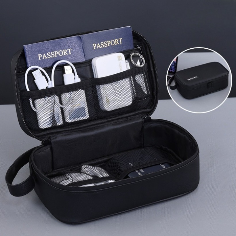 軽量ハンドヘルドデジタルガジェット収納バッグ、多ポケット電子 - Travel Accessories Bag のレビューと価格