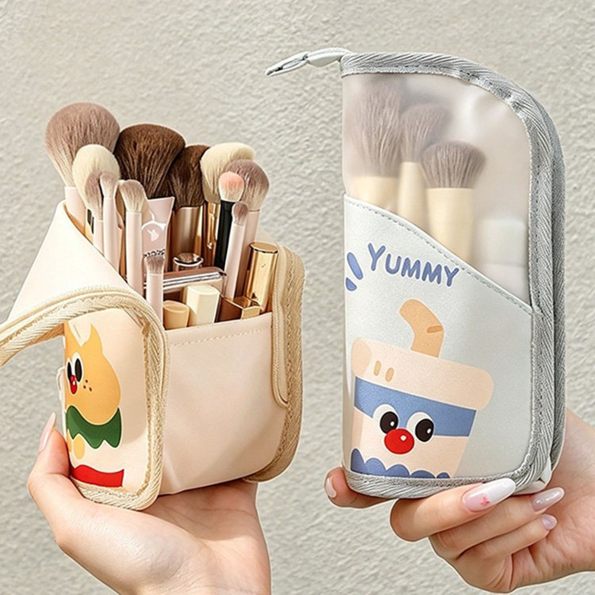 1 個化粧品バッグトラベルスタンド収納メイクアップ下着オーガ - Travel Accessories Bag のレビューと価格