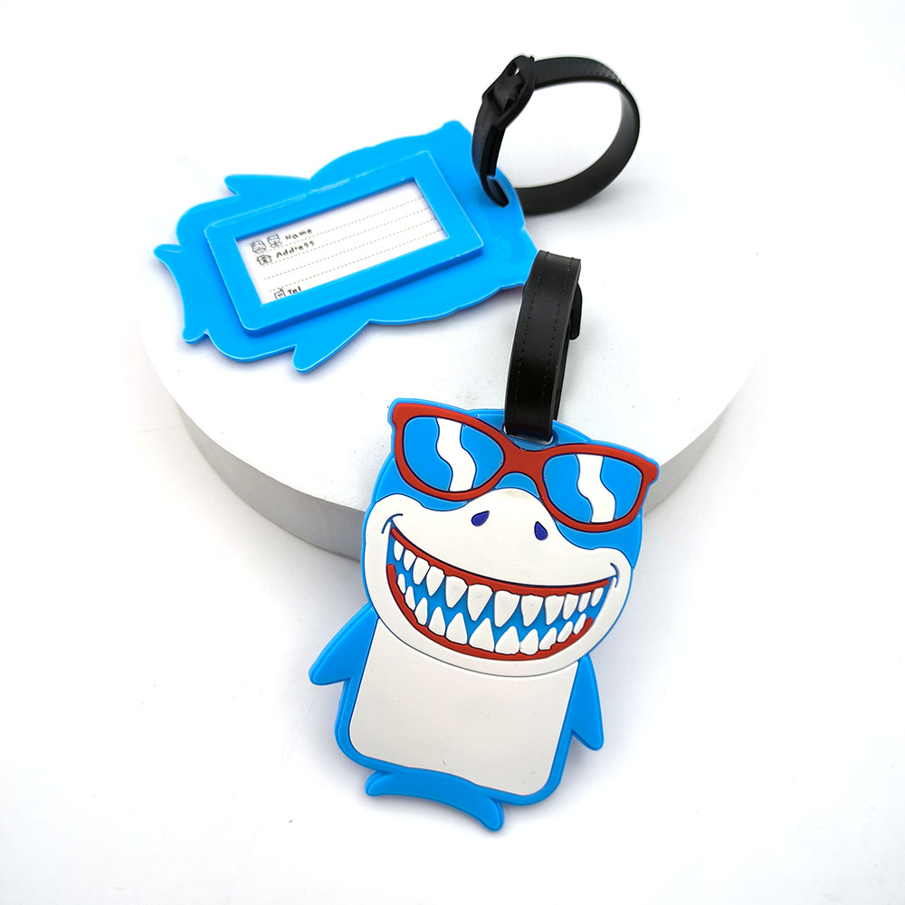 1 個かわいいサメ荷物タグ搭乗荷物タグアイテム紛失防止タグ旅 - Travel Accessories Kids のレビューと価格