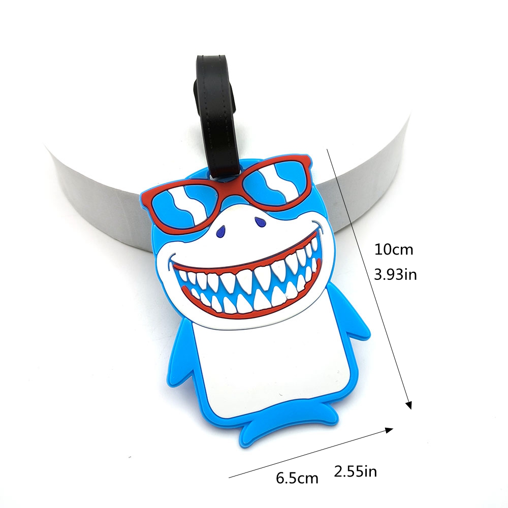 1 個かわいいサメ荷物タグ搭乗荷物タグアイテム紛失防止タグ旅 - Travel Accessories Kids のレビューと価格