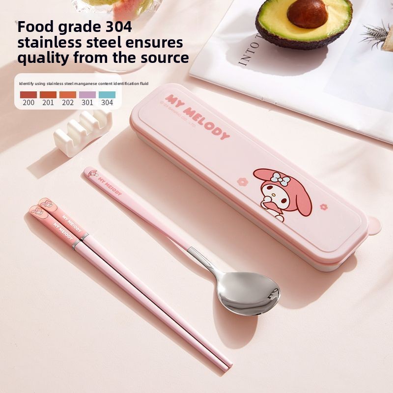 かわいい漫画風カワイイ スカルボウ ポータブルカトラリーセッ - Travel Accessories Teens のレビューと価格