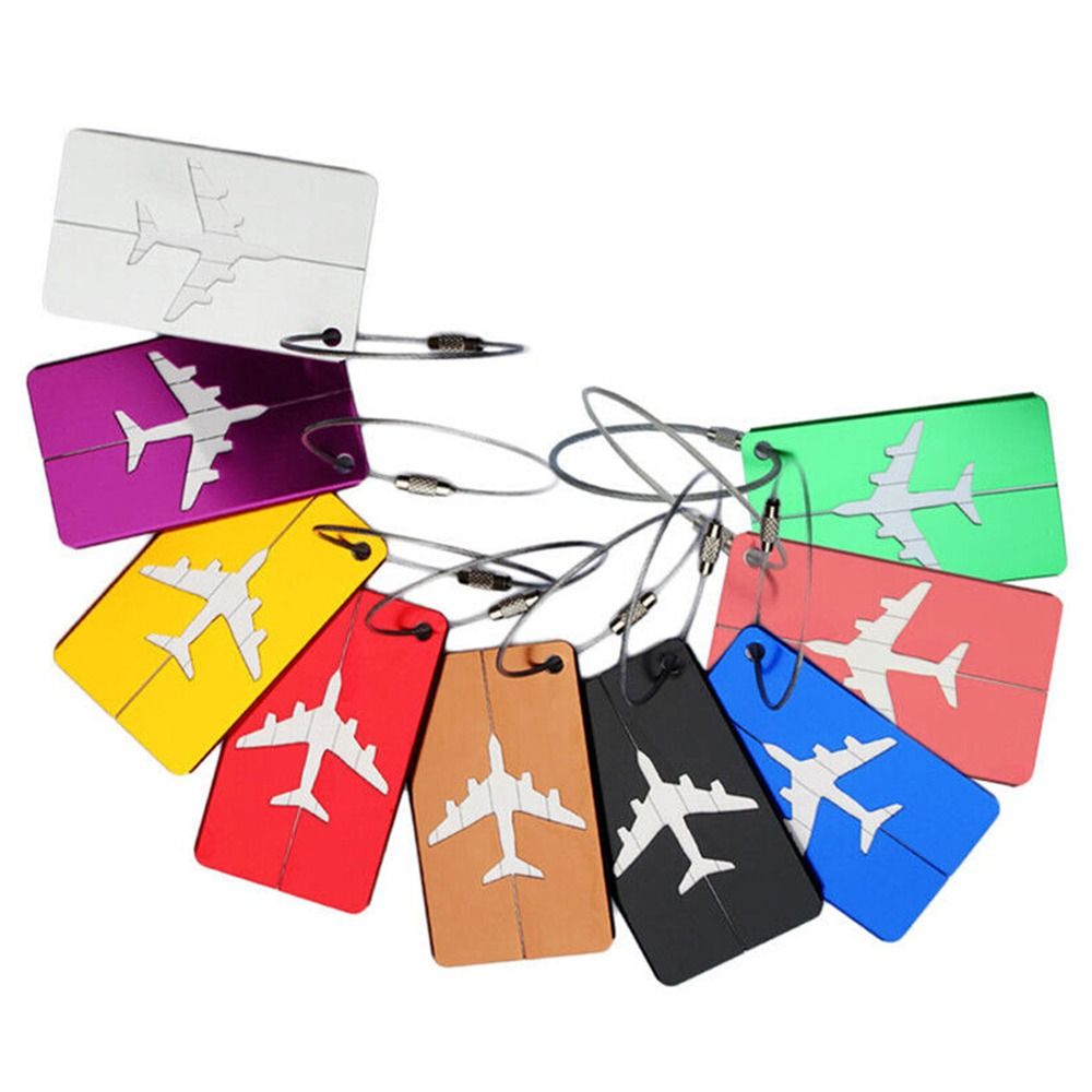 トラベルバッグ用の再利用可能なアルミニウム製ラゲッジタグ,収 - Travel Accessories For Europe のレビューと価格